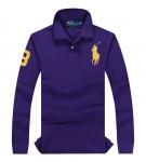 t-shirts et polos polo ralph lauren pour hommes purple pony or
